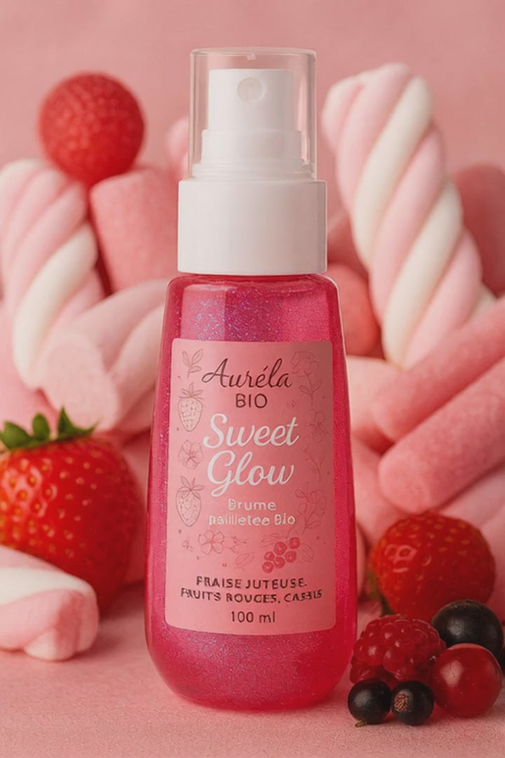 🍭 Sweet Glow – Brume Pailletée Bio